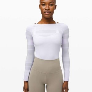 NWT Lululemon Gleam and Glow Bodysuit, size 10